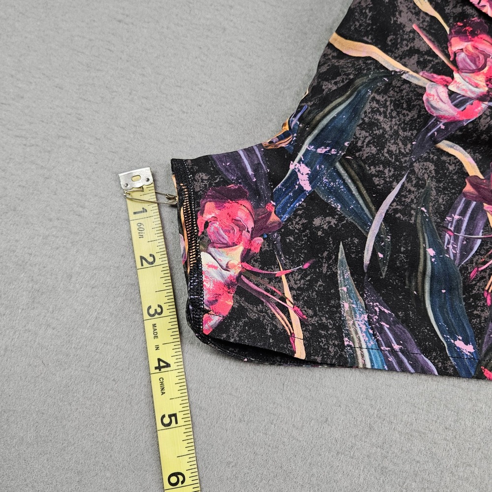 Lululemon Shorts Womens Sz 10 Speed Up High-Rise Lined Black Floral W7BP0T - Picture 7 of 10